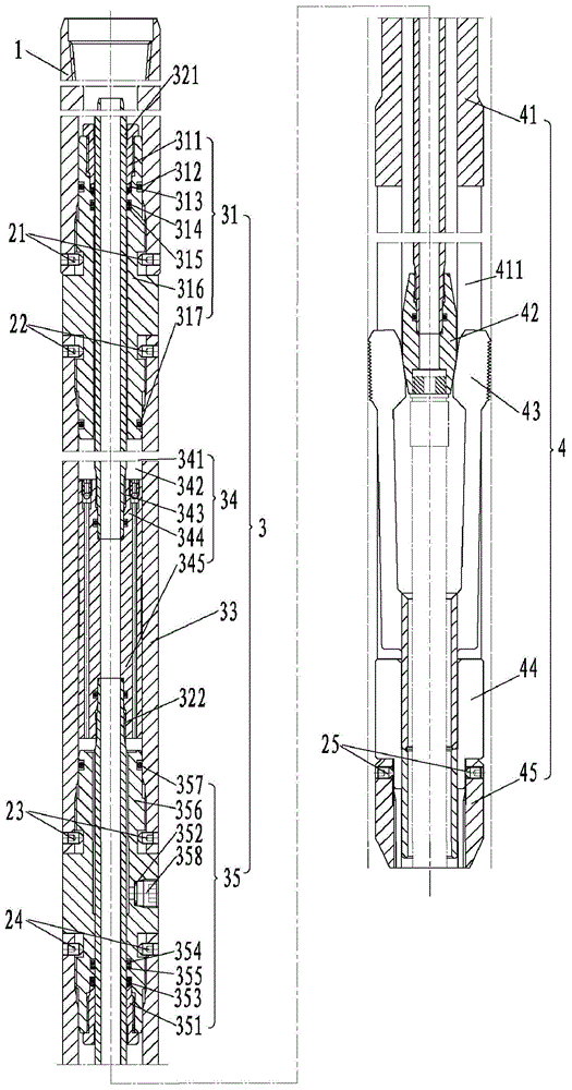 Stepwise jet-drilling down hole control system