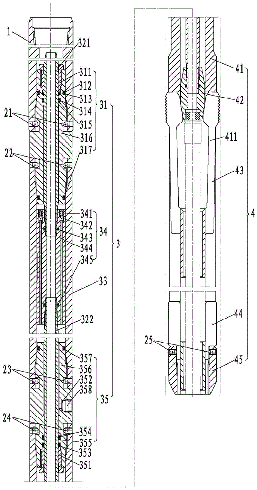 Stepwise jet-drilling down hole control system