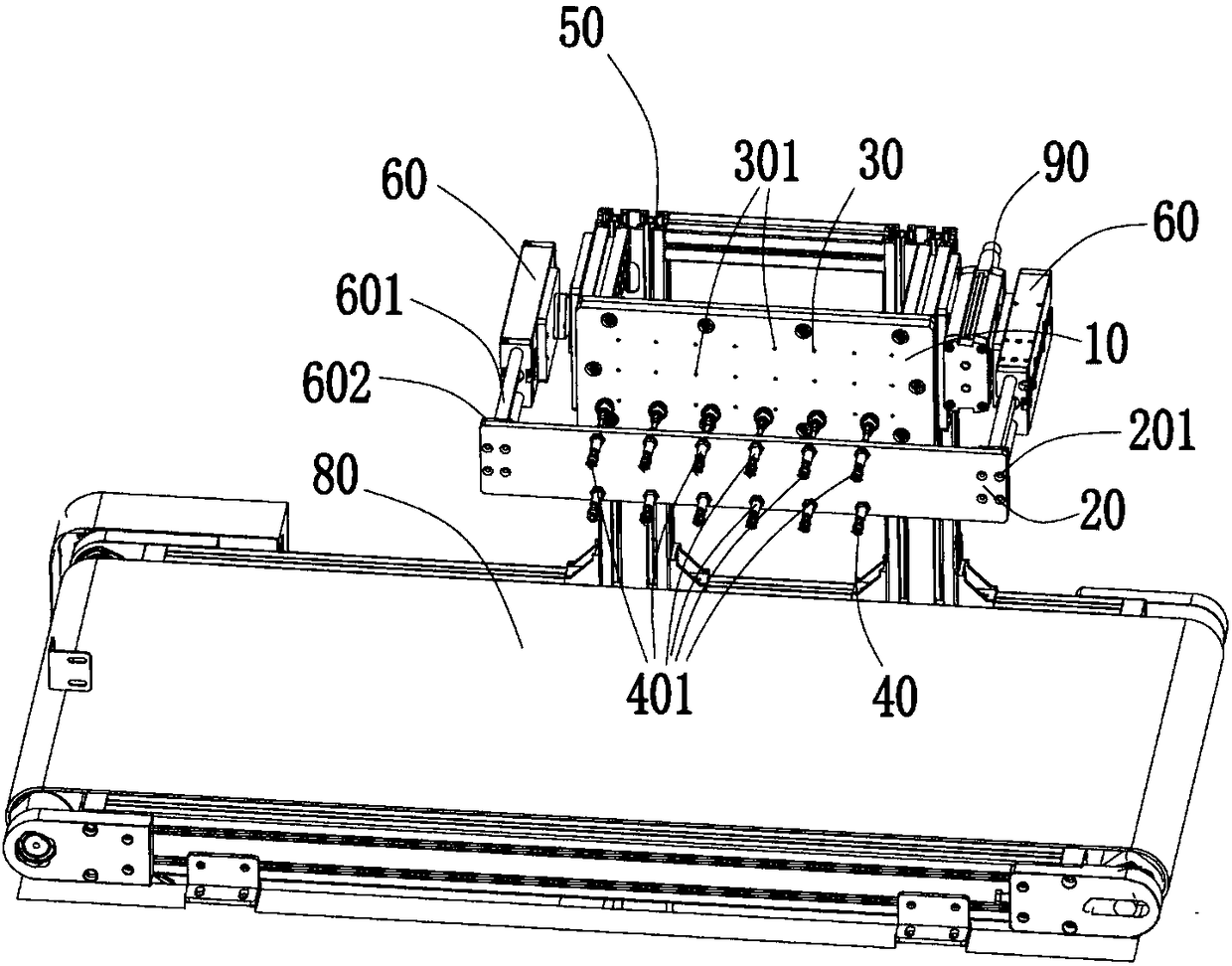 Automatic bagged object secondary bagging equipment and bagging method thereof