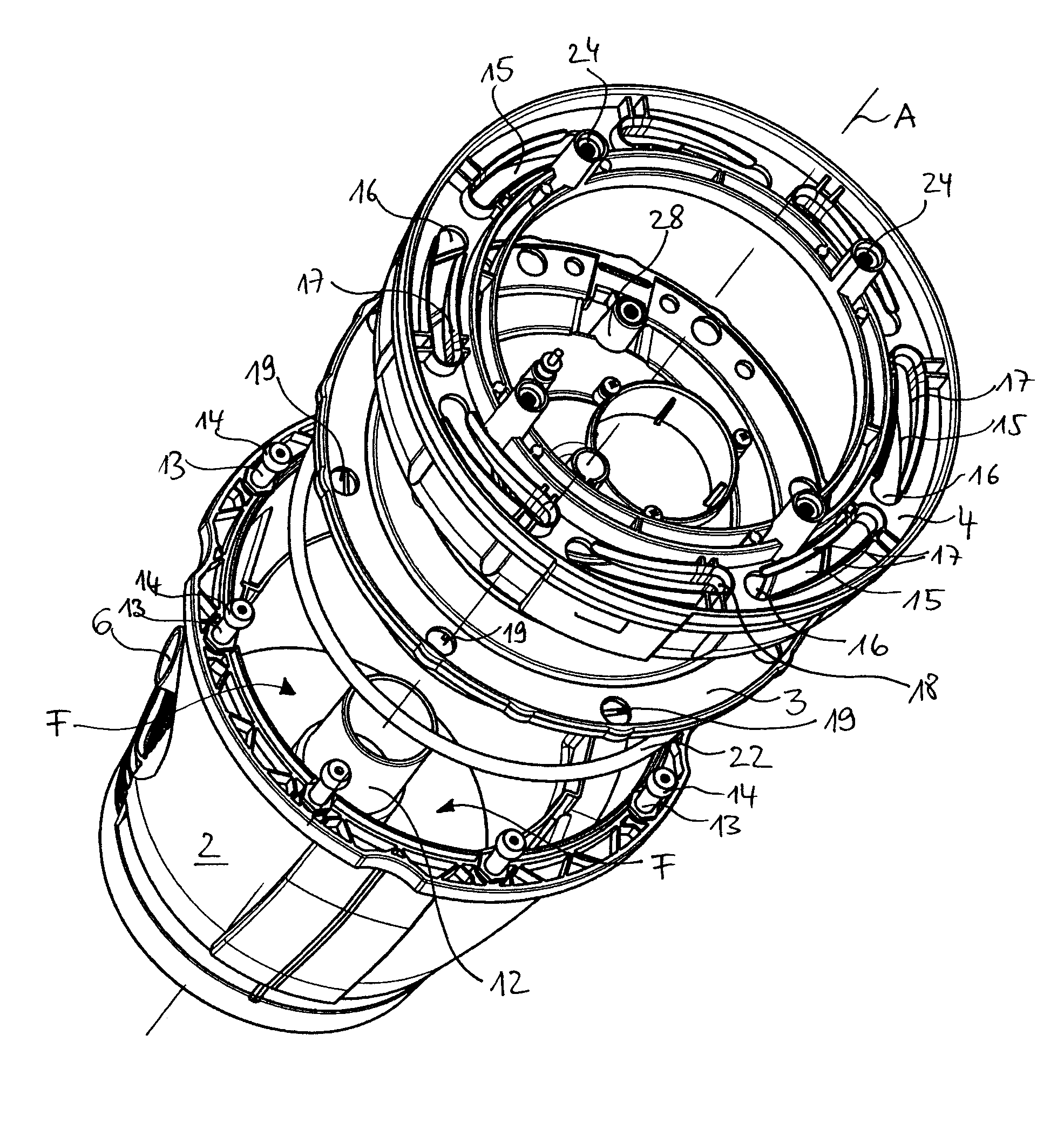 Pressurized water container