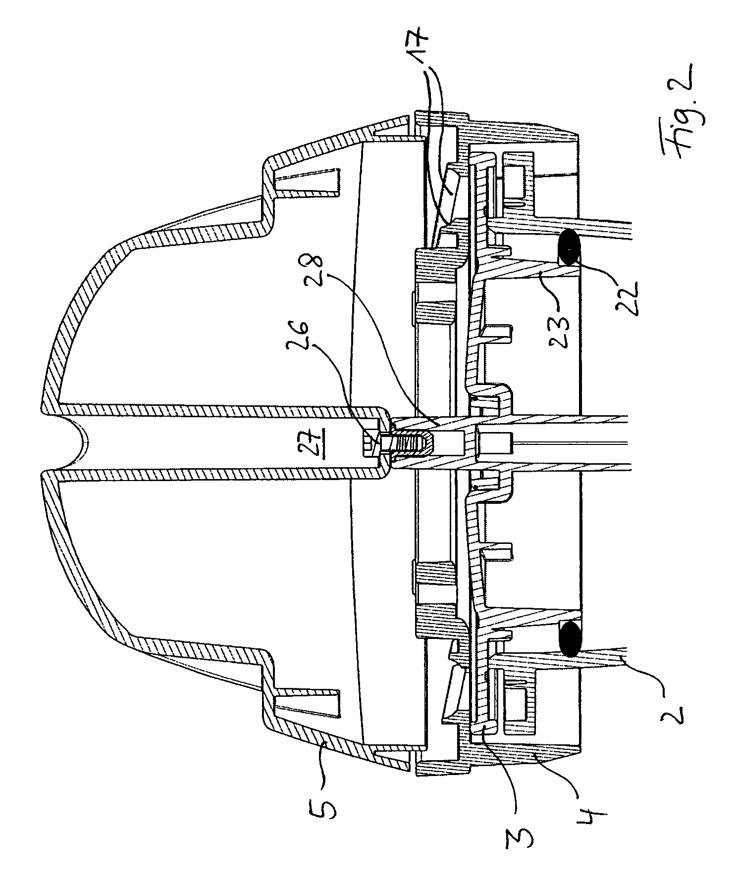 Pressurized water container