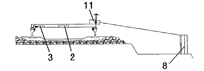 Existing line three-dimensional restriction measuring method