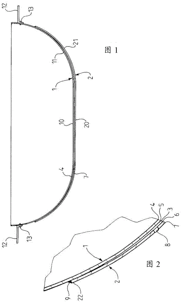 Cooking device with double wall