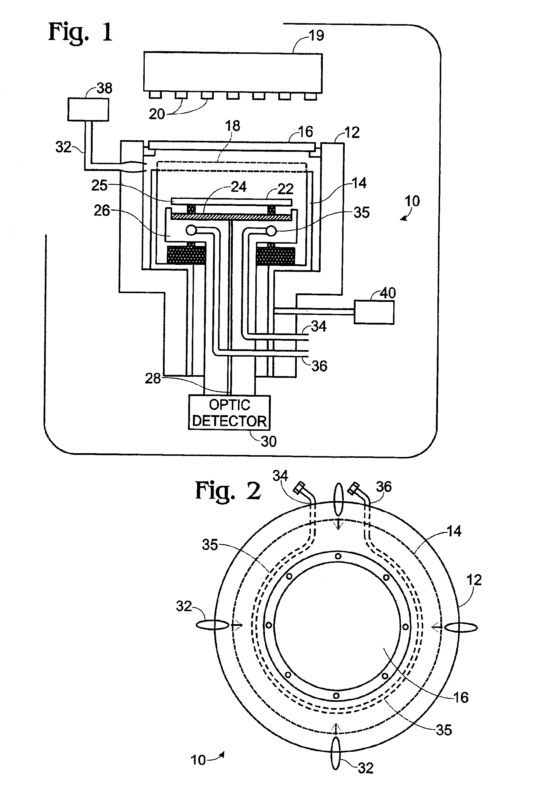 Method of processing selected surfaces in a semiconductor process chamber based on a temperature differential between surfaces