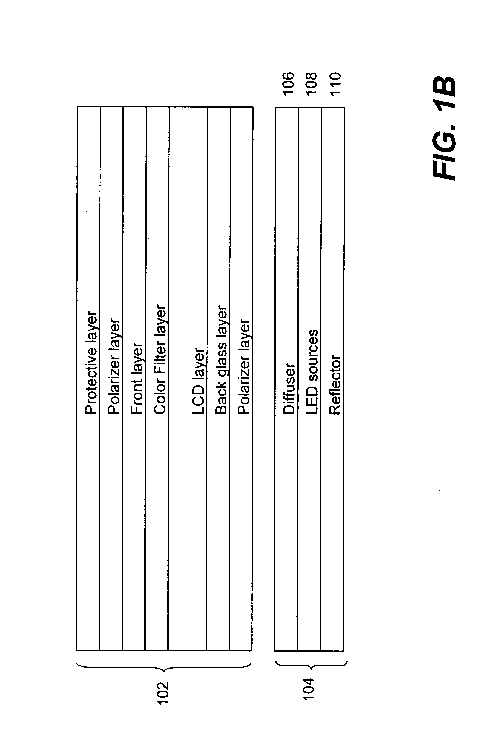 Monochromatic liquid crystal display for colors