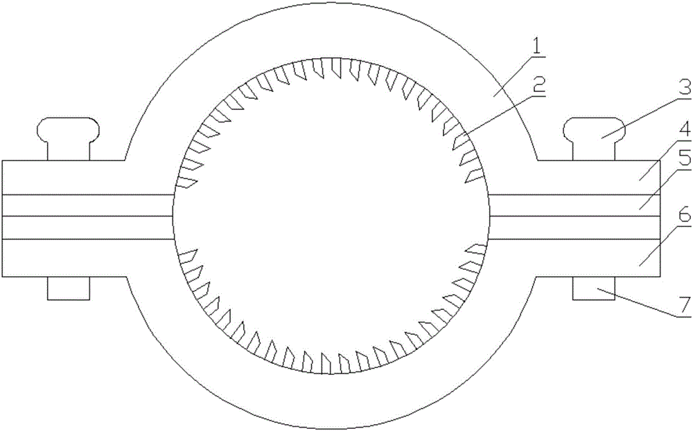 Novel wax scraper capable of adjusting squeezing and embracing force