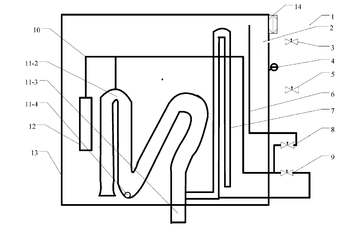 Intelligent siphoning and water-saving water tank