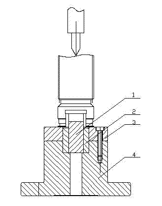 Tooth alignment and hobbing clamp for octagonal blind hole