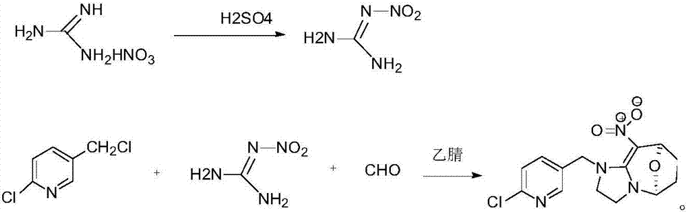 Preparation method of cycloxaprid