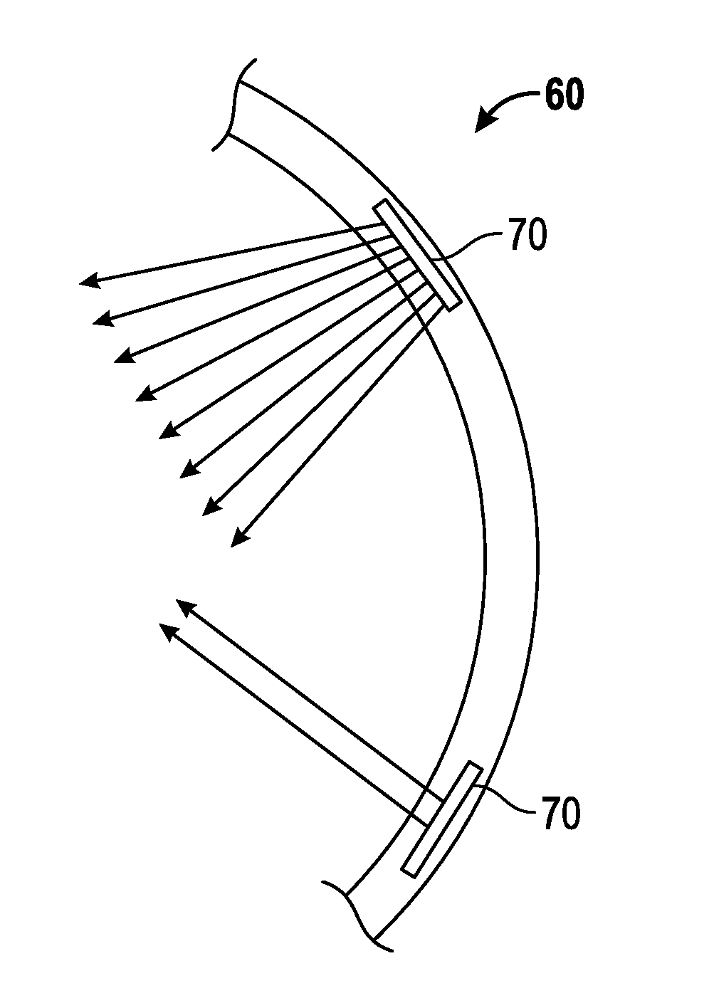 Eye-wear borne electromagnetic radiation refractive therapy