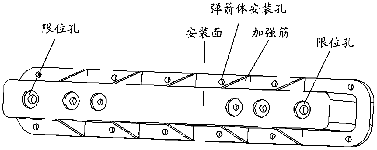 Expandable vibration damping type self-adaptive instrument mounting platform