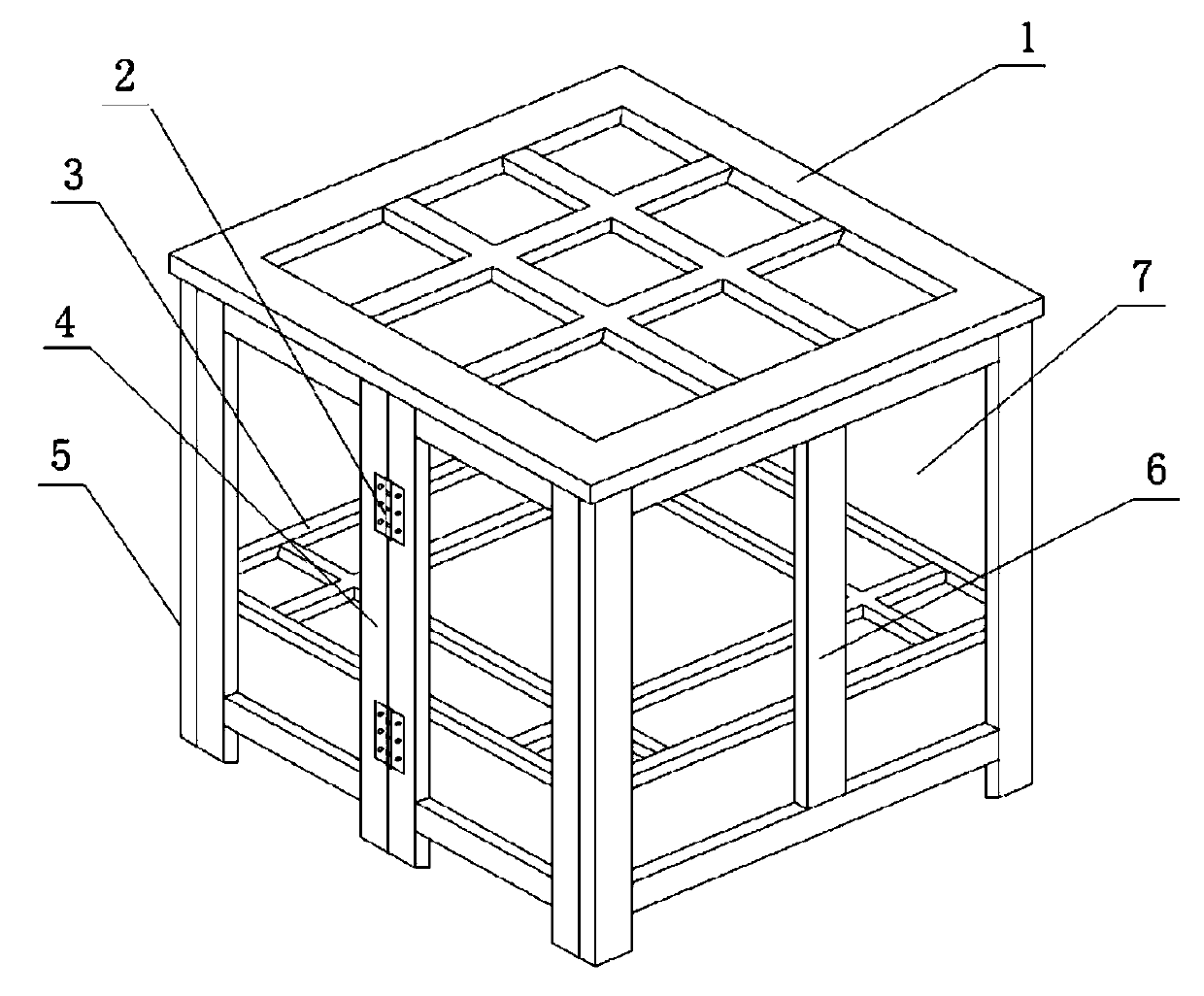 Combined foldable table