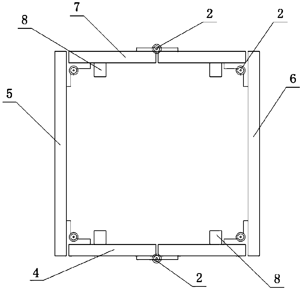 Combined foldable table