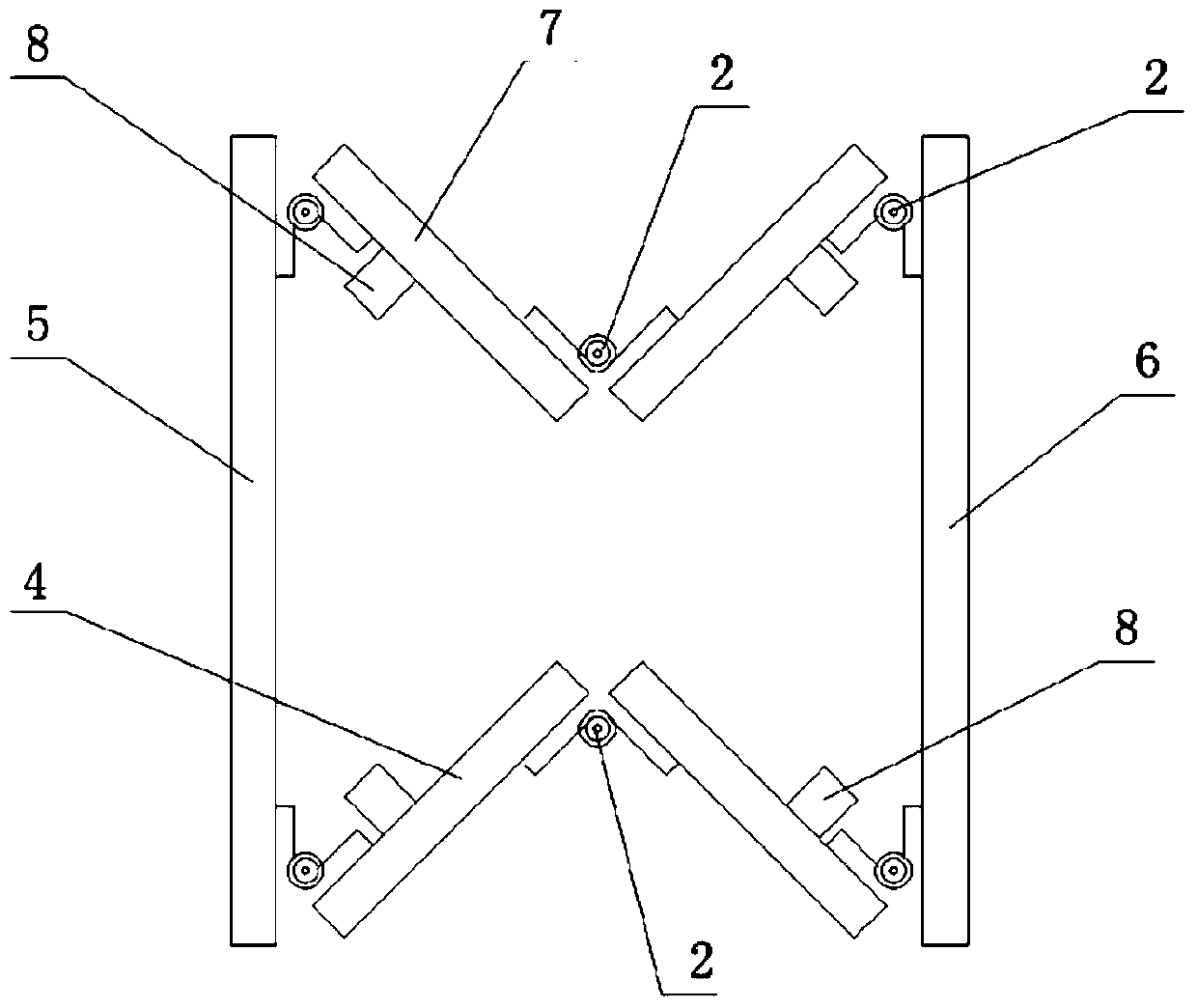 Combined foldable table