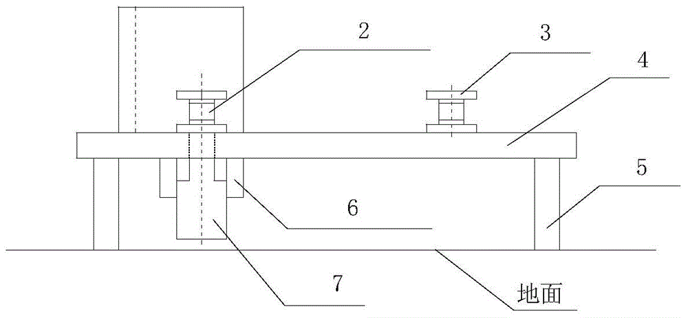 Air container cargo center-of-gravity position fast locating device