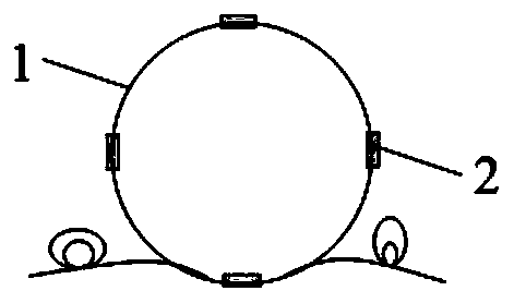 Intelligent optical fiber ring skin monitoring method for online diagnosis of submarine pipeline structure damage