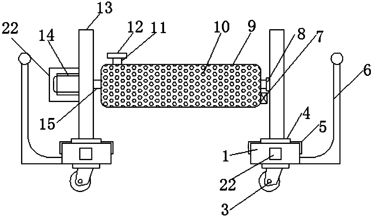 Irrigation device for horticultural cultivation