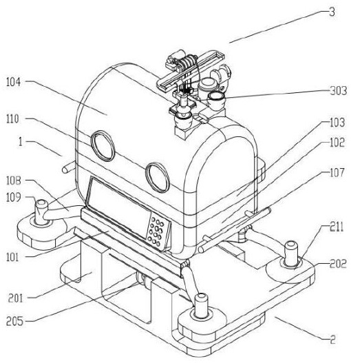 Stepless shaking type multifunctional relieving and relaxing device for pediatric patient