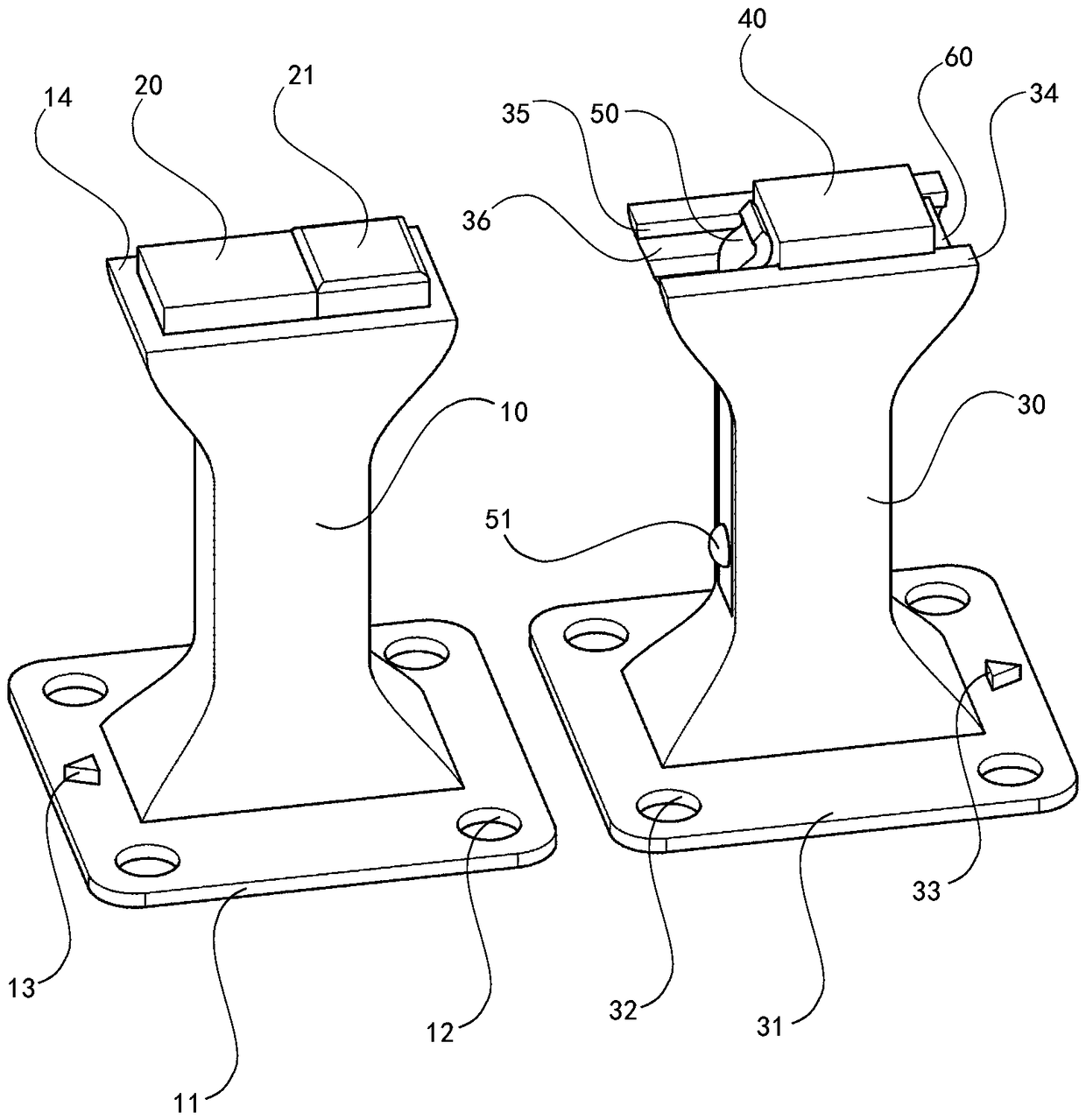 Buffering door stopper and mounting method thereof