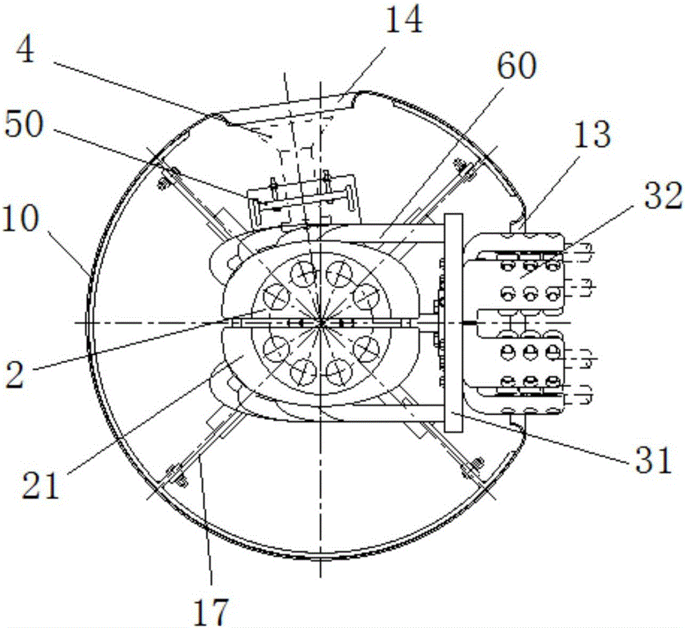 A ground knife static contact fitting for low-end valve hall of 800kv converter station