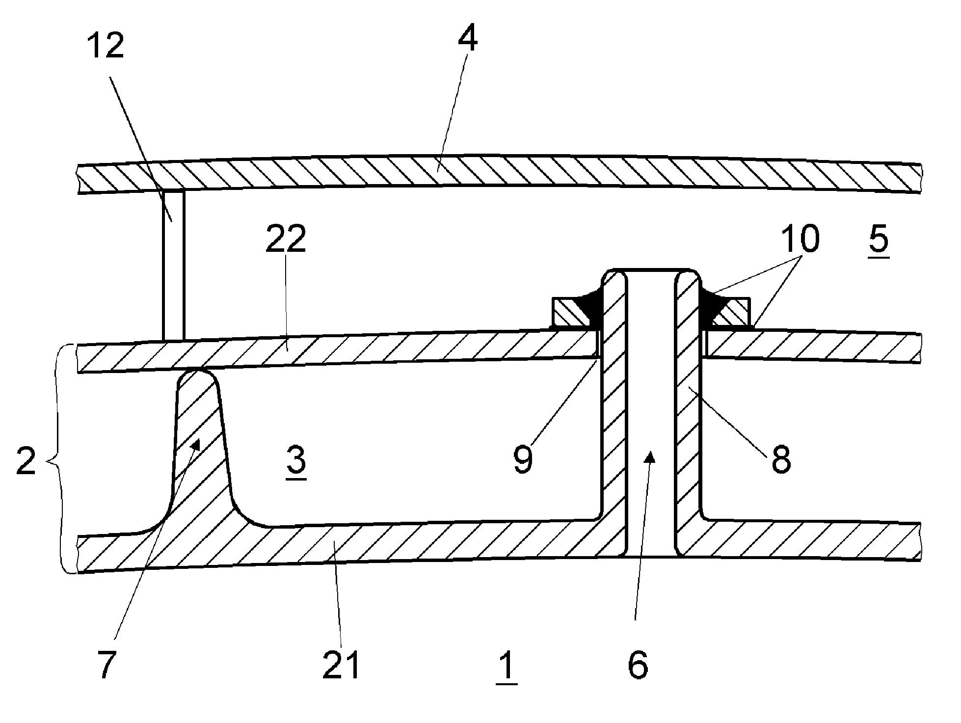 Damping arrangement for reducing combustion-chamber pulsation in a gas turbine system