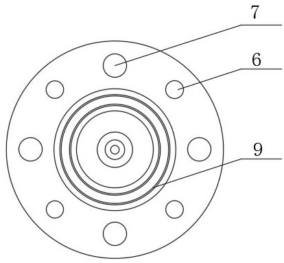 Improved forging piece for inner flange plate