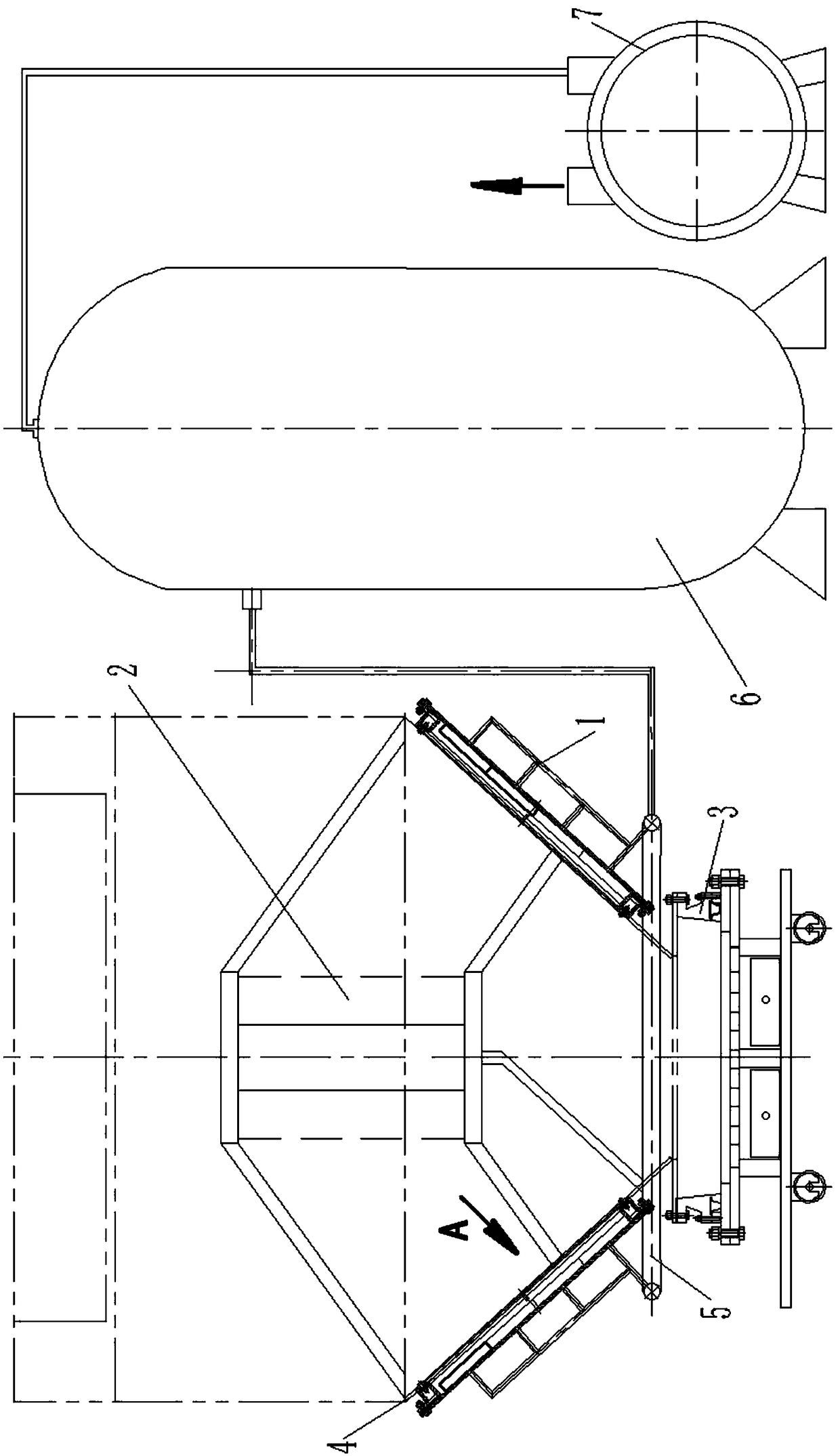 Ash residue ceramic vacuum-filter system