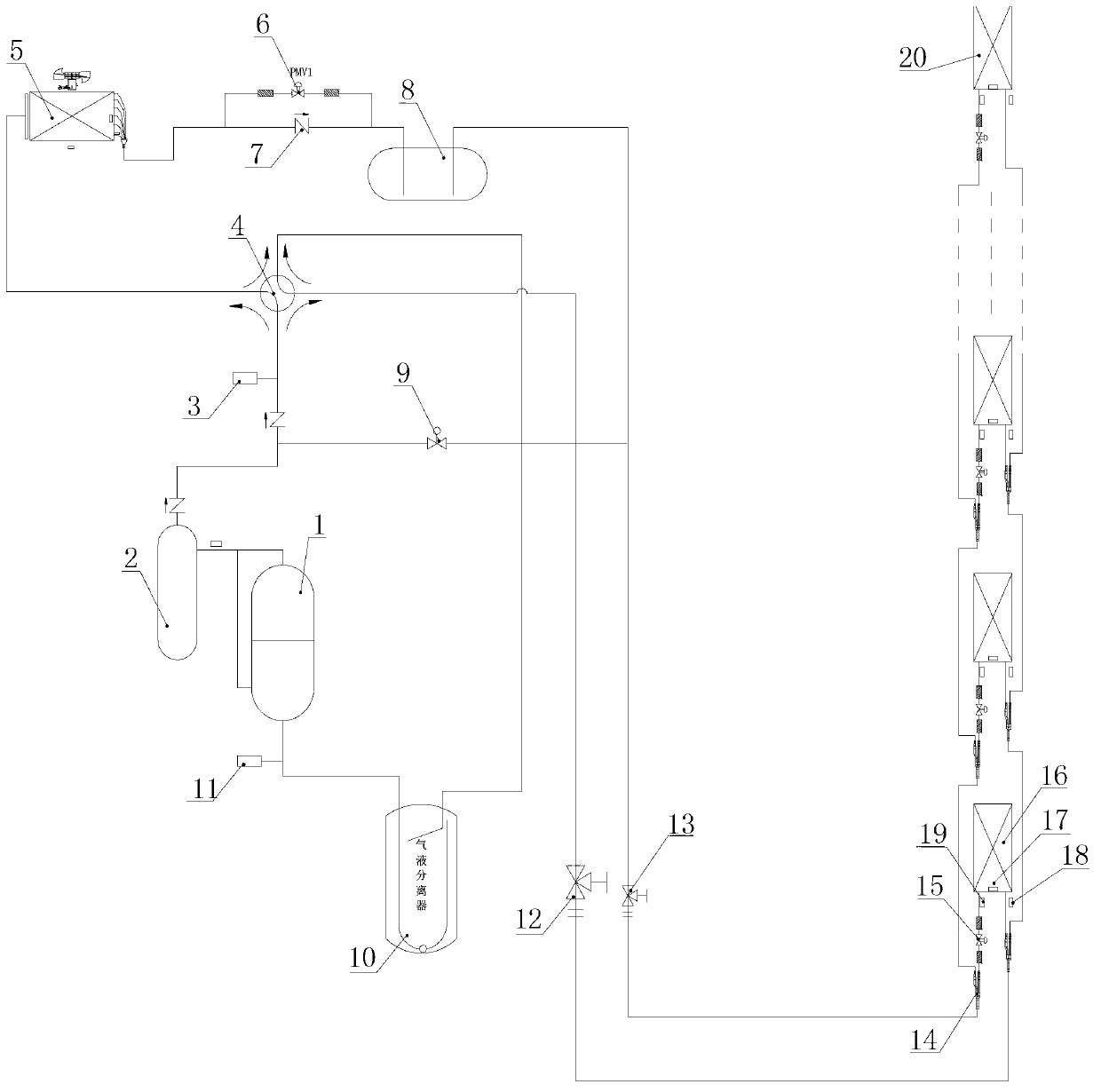 Start control method of fast refrigerating and fast heating for direct current variable frequency air conditioner