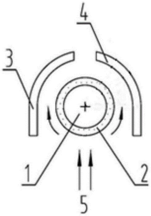 U-shaped plate type dielectric-barrier-discharge-based low-temperature plasma reactor and reactive system