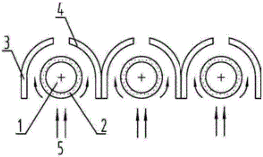 U-shaped plate type dielectric-barrier-discharge-based low-temperature plasma reactor and reactive system