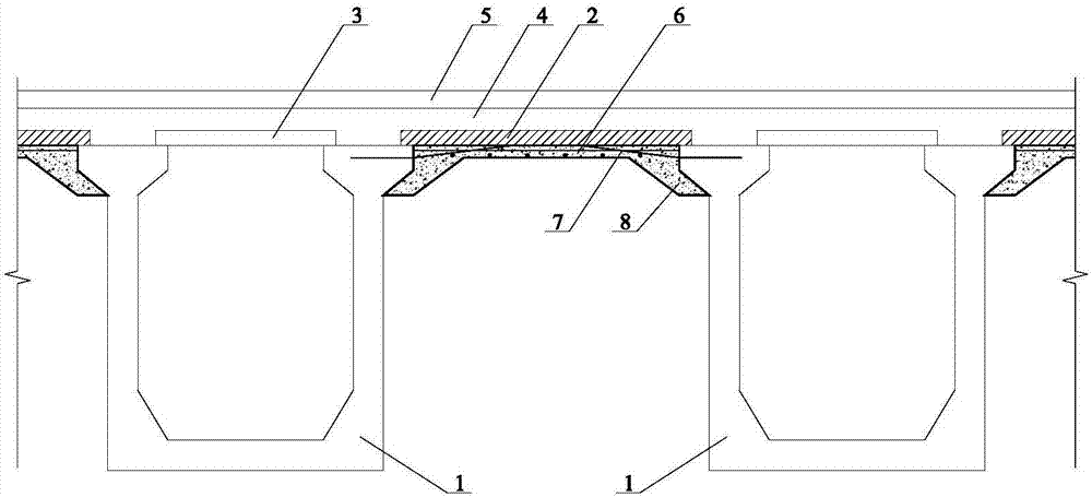 Ultrahigh-performance concrete reinforced channel girder deck structure and reinforcing method thereof