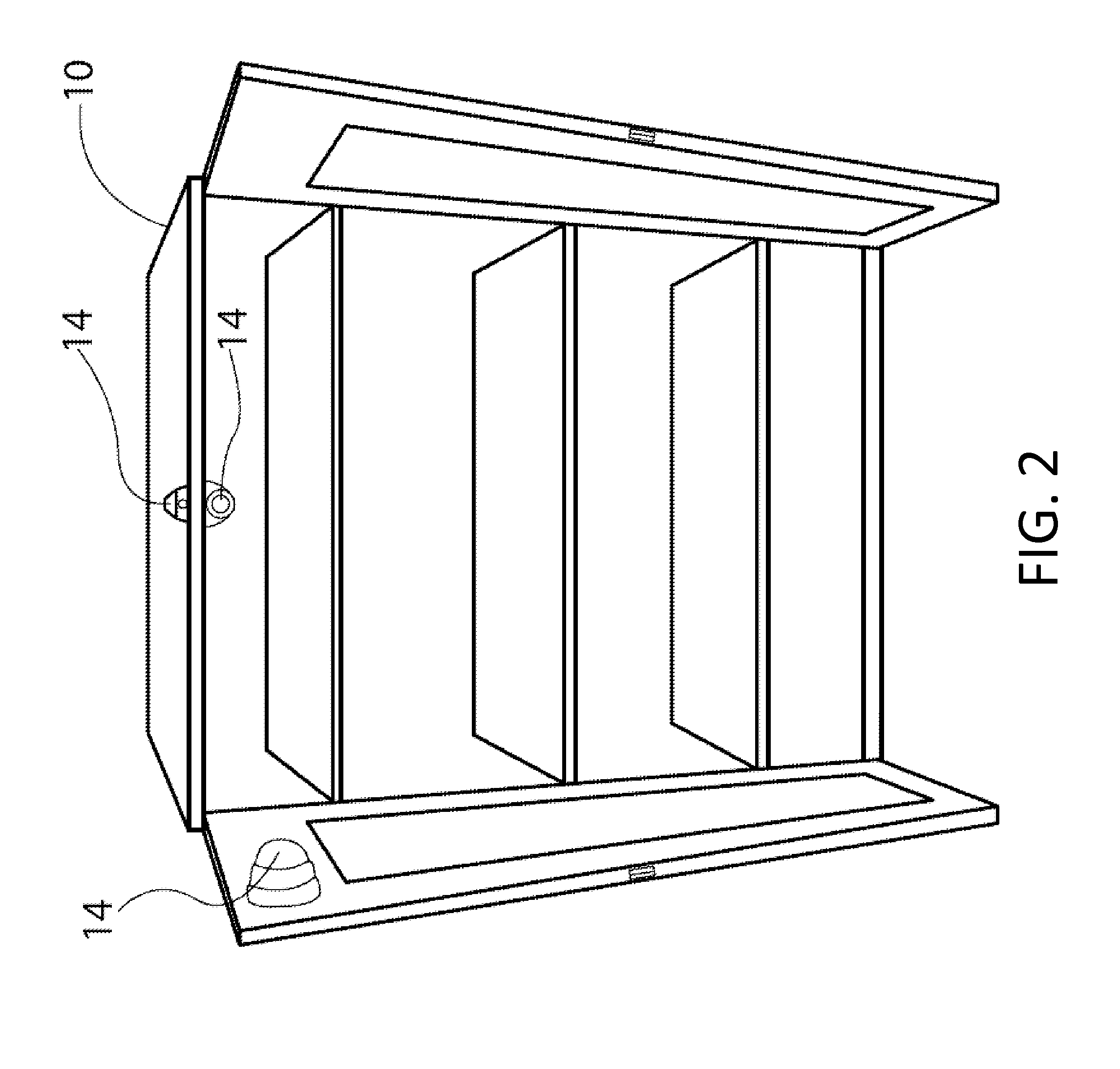 Storage container with inventory control