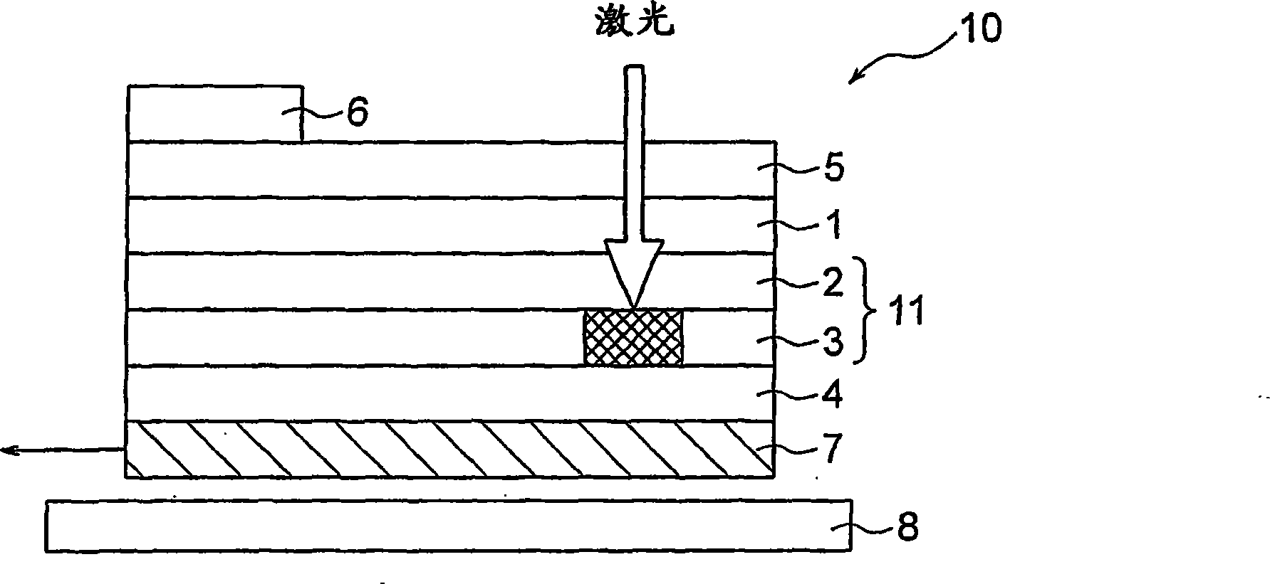 Rewritable thermal label of non-contact type