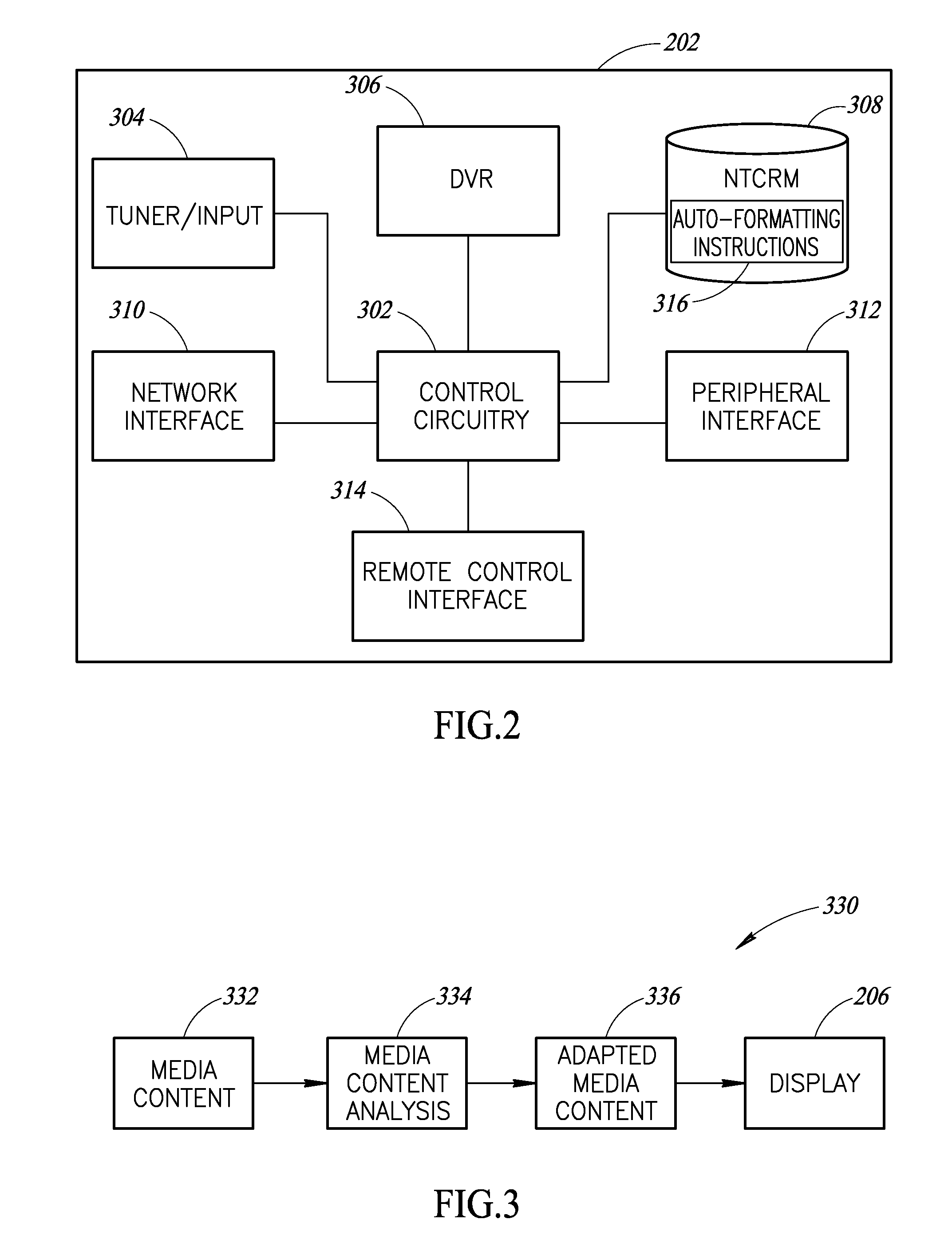 Automatic program formatting for TV displays