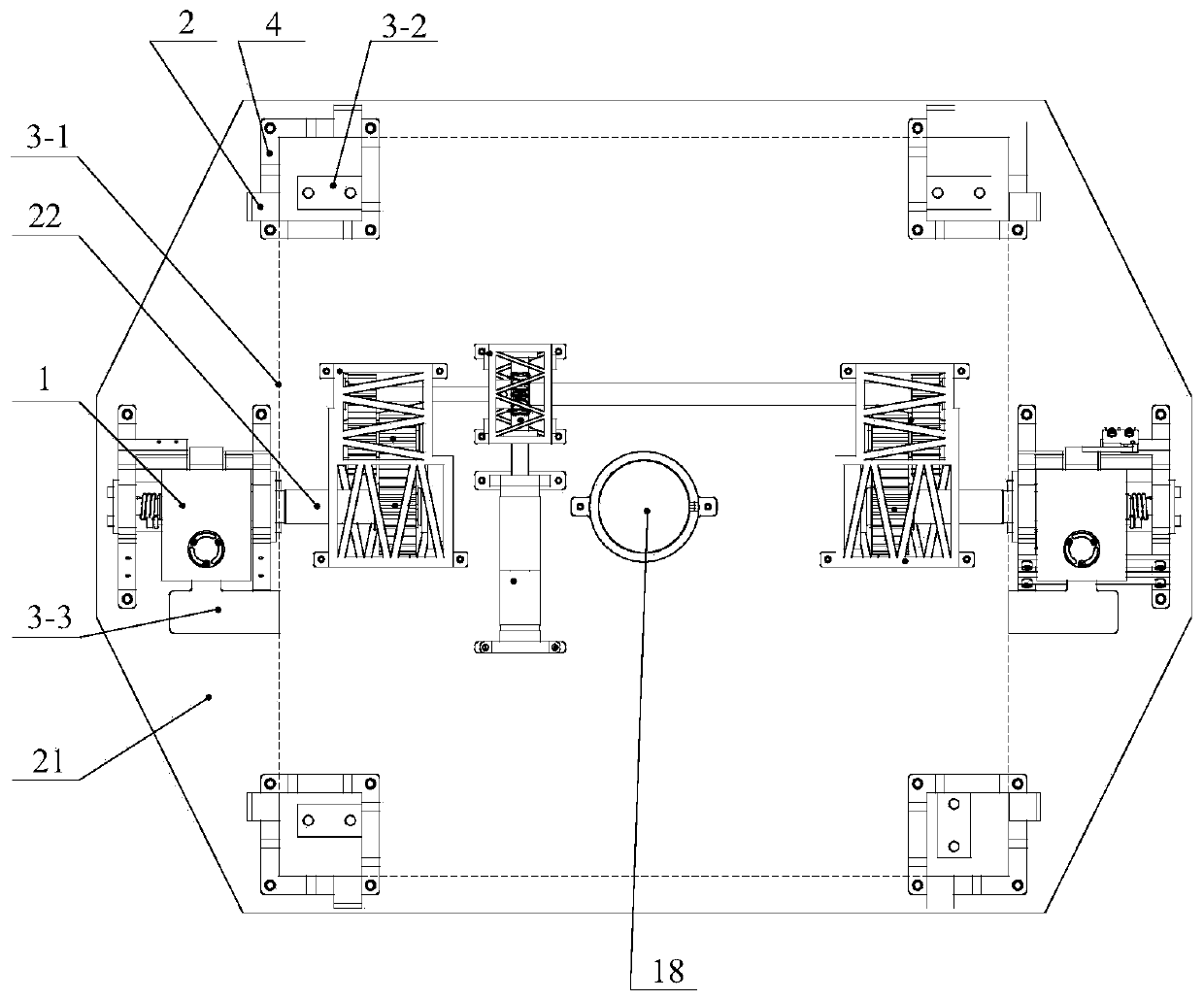 A low-impact repeatable locking and decoupling device for space payloads