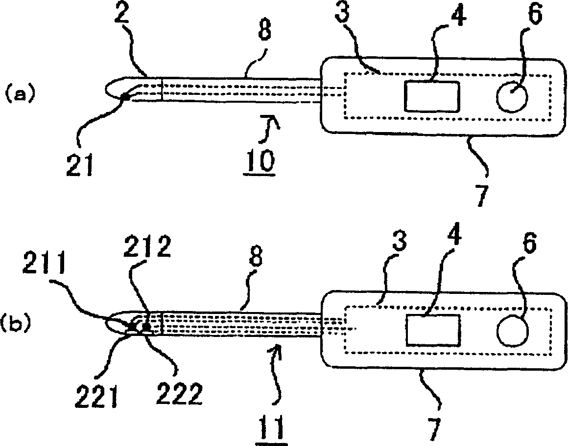 Electronic clinical thermoneter