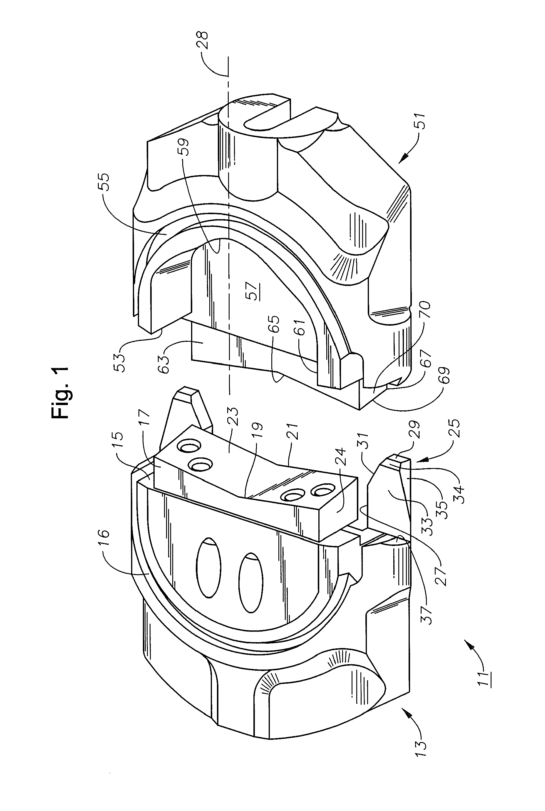 Pipe guide arms for blind shear rams