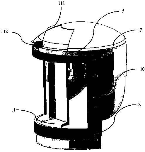 Isolated medical protective hood