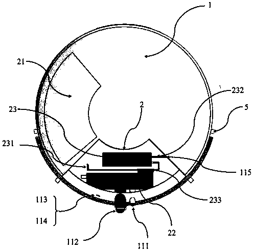 Isolated medical protective hood