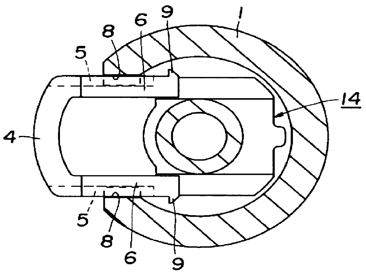 Side-knock type mechanical pencil