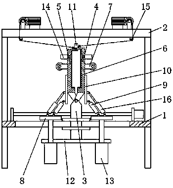 High-quality steel plate blank turnover device