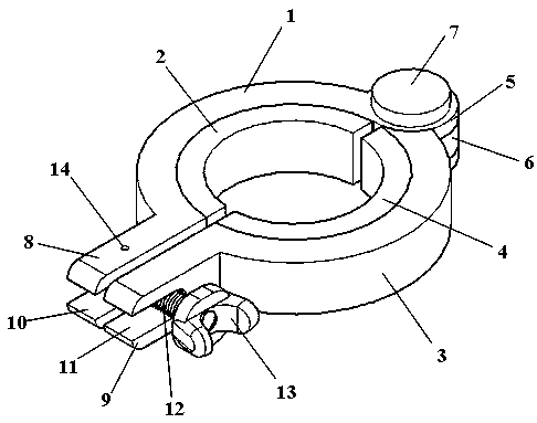 Pumping unit packing box gland anti-falling hoop