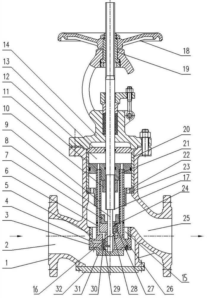 A kind of shut-off valve for pipeline