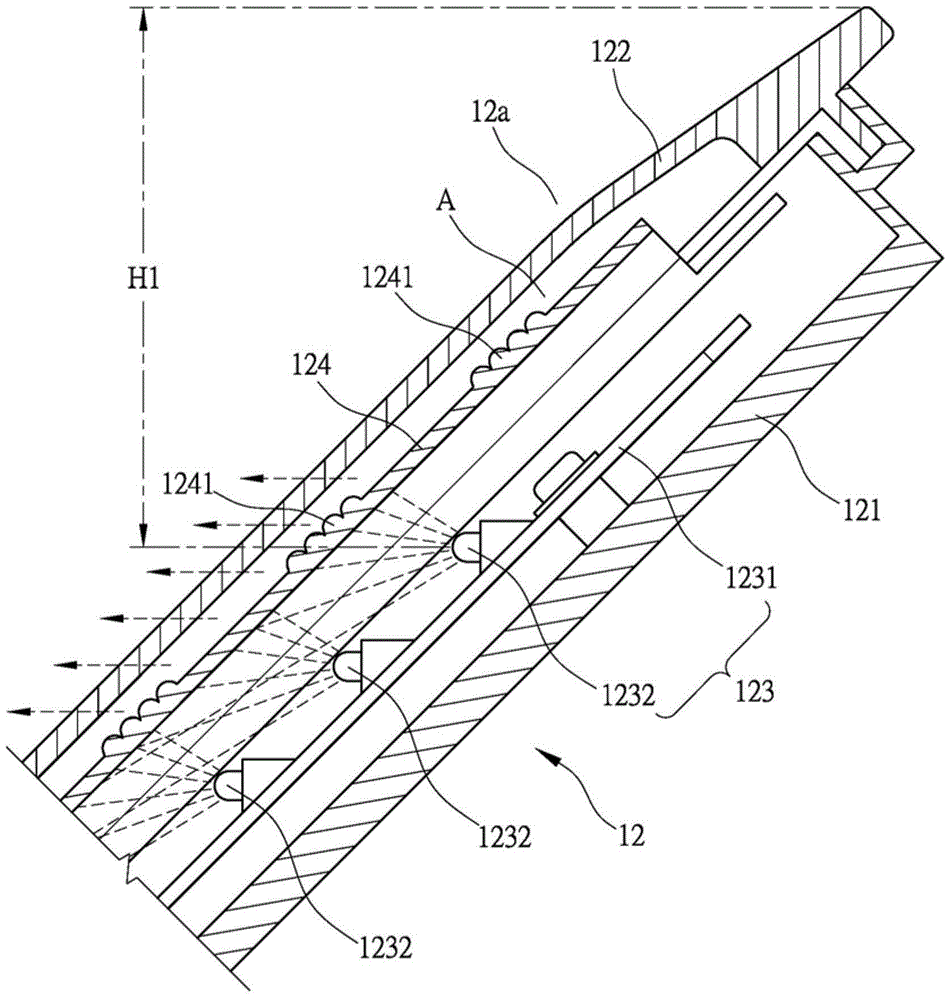 Vehicle lamp structure