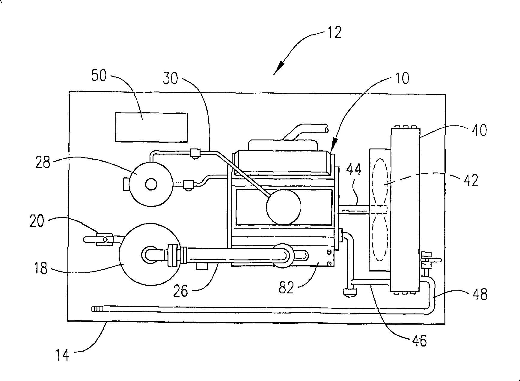 Cylinder block for integral gas compressor and internal combustion engine