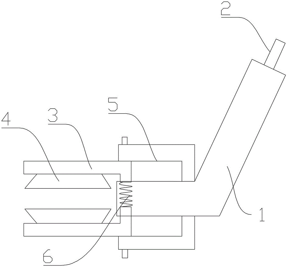 Glass transfer clamping equipment