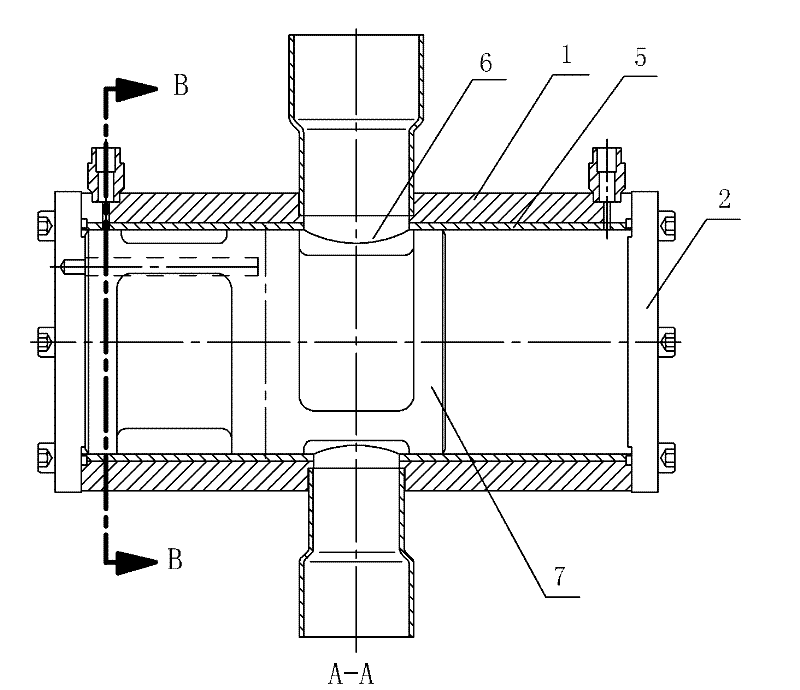 Piston four-way reversing valve for refrigerating system