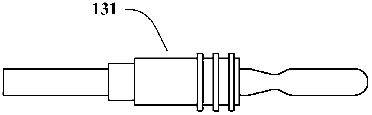 Surface self-lubricating anti-adhesive structure of energy carrier minimally invasive operation knife