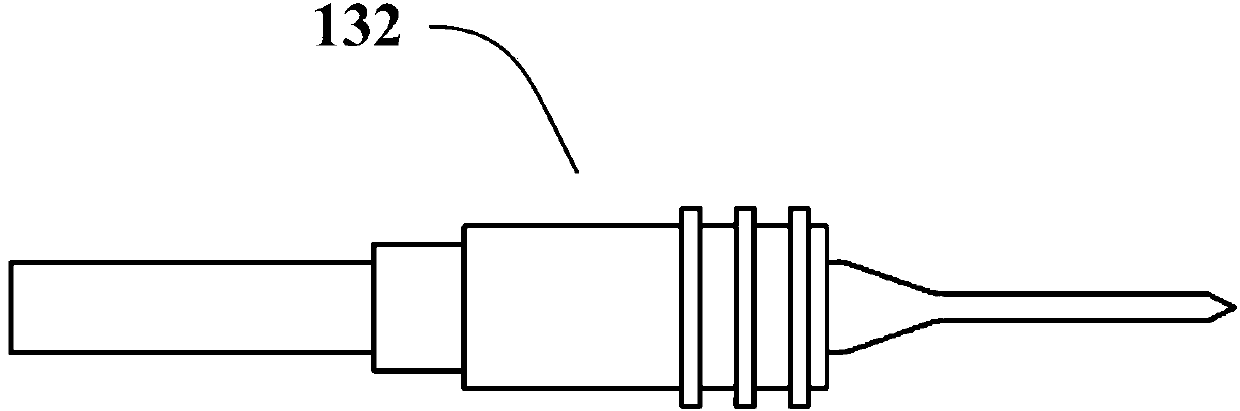 Surface self-lubricating anti-adhesive structure of energy carrier minimally invasive operation knife