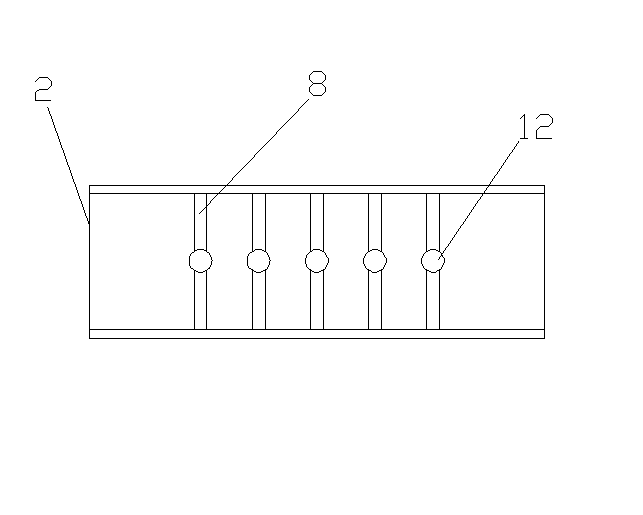 Yarn cylinder group type dust collection device capable of effectively preventing dust from returning